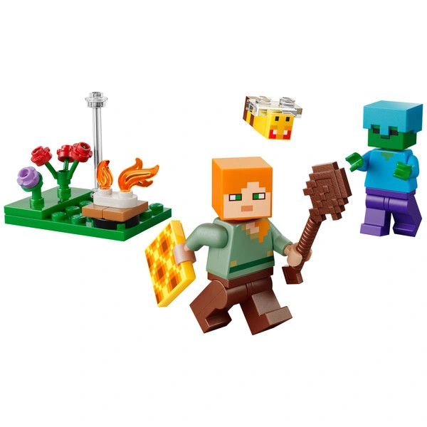 LEGO Minecraft Alex találkozása a tábortűznél 30732 – alternatív kép 2