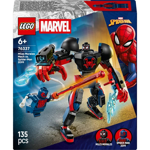 LEGO Marvel Super Heroes Miles Morales robot Pókember ellen 2099 76337 – alternatív kép 3