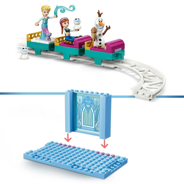 LEGO Disney Princess Elsa szánkózása a Jégpalota körül 43281 – alternatív kép 3