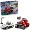 LEGO Sonic the Hedgehog Silver autója és Knuckles szörnyeteg teherautója között 77118, 6–8 év, Ezüst