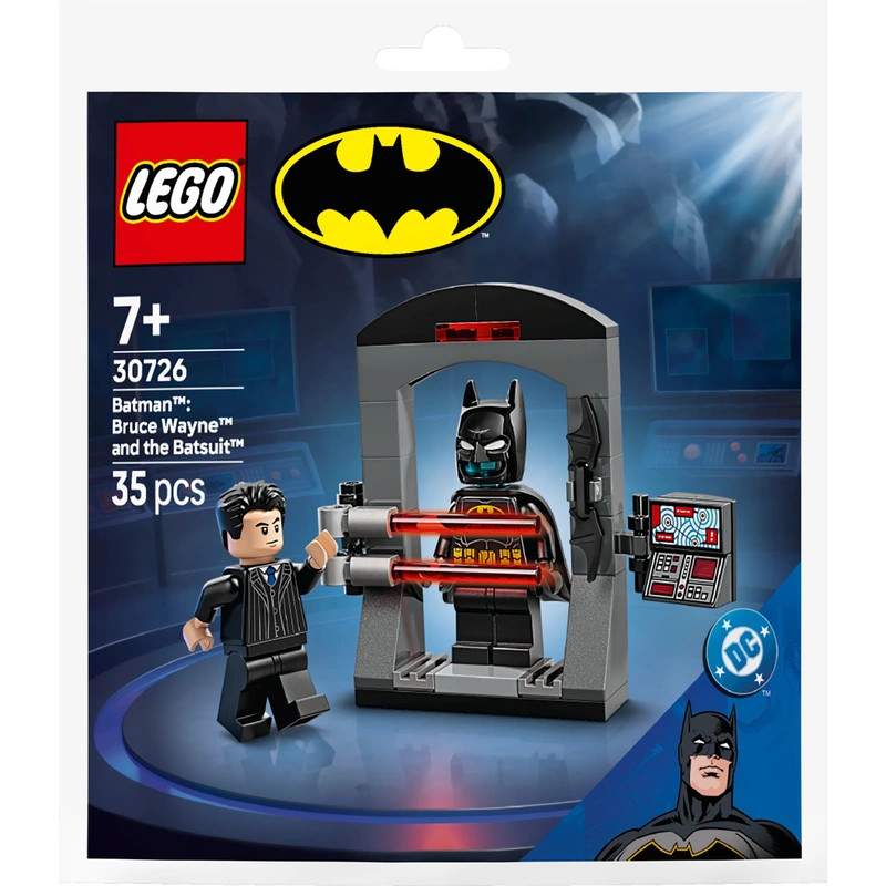 LEGO DC Super Heroes Batman: Bruce Wayne és a Batmanruha 30726 – fő nézet