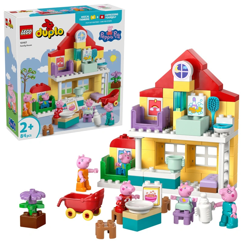 LEGO DUPLO Peppa malac Családi ház 10467 – fő nézet