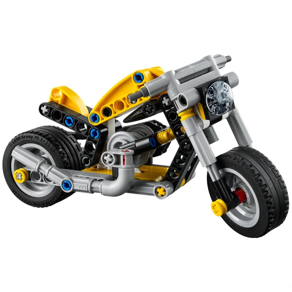LEGO Technic Sárga motorkerékpár 42225 – alternatív kép 2