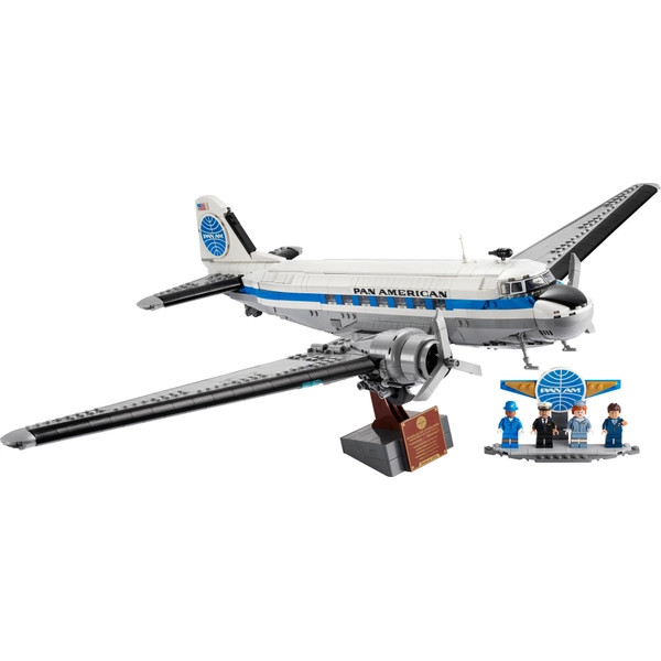 LEGO Icons Douglas DC-3 PAN AM repülőgép 11378 – alternatív kép 2
