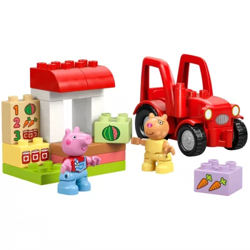 LEGO DUPLO Peppa malac Traktor és piaci árus 10468