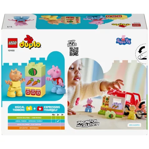 LEGO DUPLO Peppa malac Traktor és piaci árus 10468