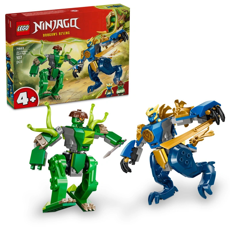 LEGO NINJAGO Párbaj Jay sárkánymechanizmusával 71853 – fő nézet