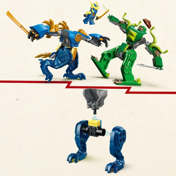 LEGO NINJAGO Párbaj Jay sárkánymechanizmusával 71853 – alternatív kép 3