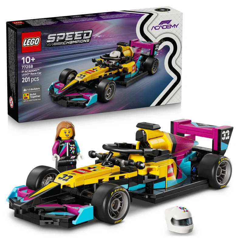 LEGO Speed ​​Champions F1 ACADEMY LEGO Versenyautó 77258 – fő nézet