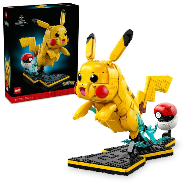 LEGO Pokémon Pikachu és Poké Ball 72152 – alternatív kép 1