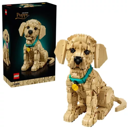 LEGO Icons Arany-retriever kölyökkutya 11384
