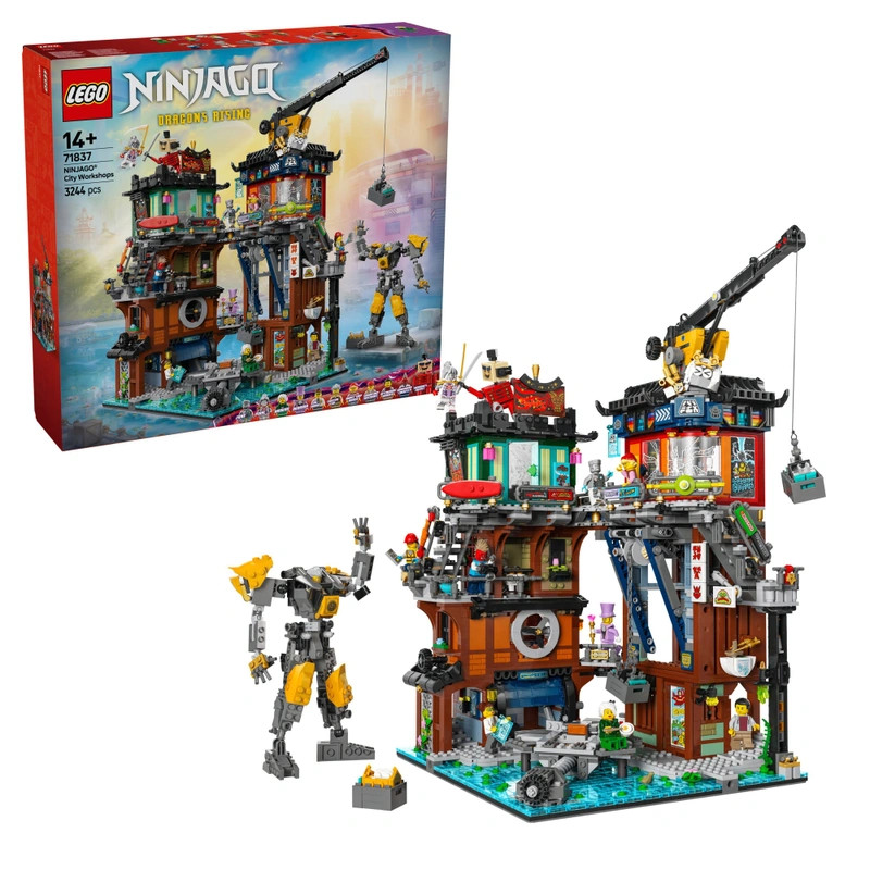 LEGO NINJAGO NINJAGO City Műhelyek 71837 – fő nézet