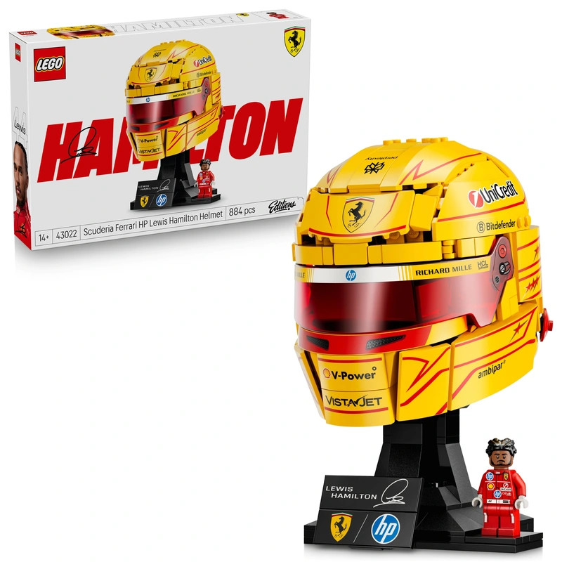 LEGO Editions Scuderia Ferrari HP Lewis Hamilton sisak 43022 – fő nézet