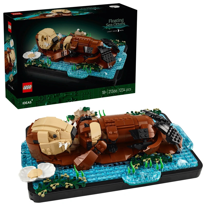 LEGO Ideas Úszó vidrák 21366 – fő nézet