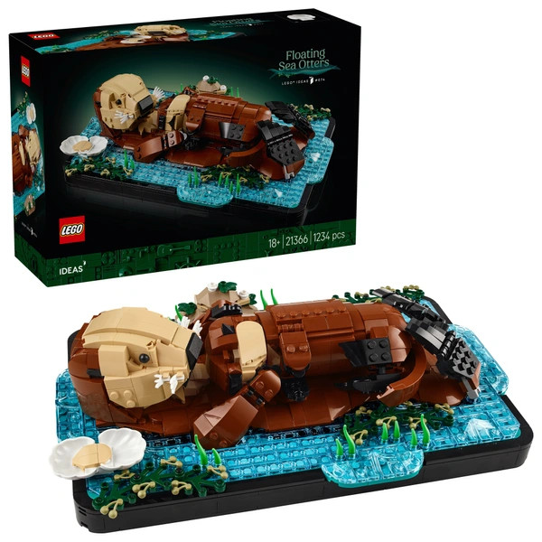 LEGO Ideas Úszó vidrák 21366 – alternatív kép 1