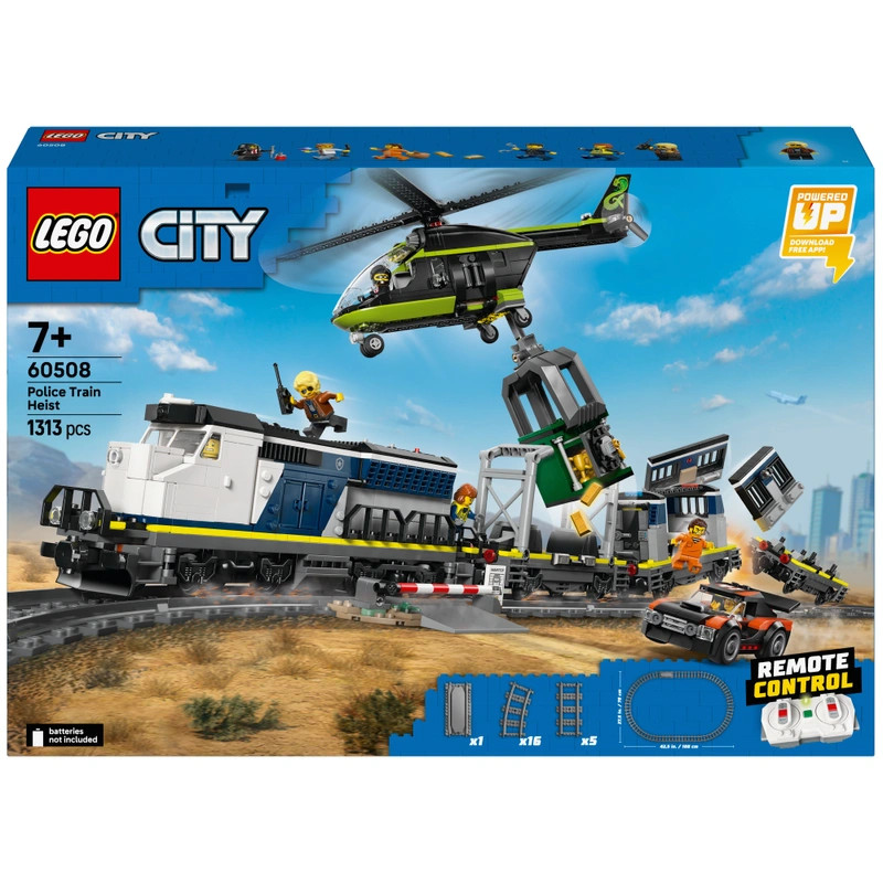 LEGO City Rendőrségi vonattámadás 60508 – fő nézet
