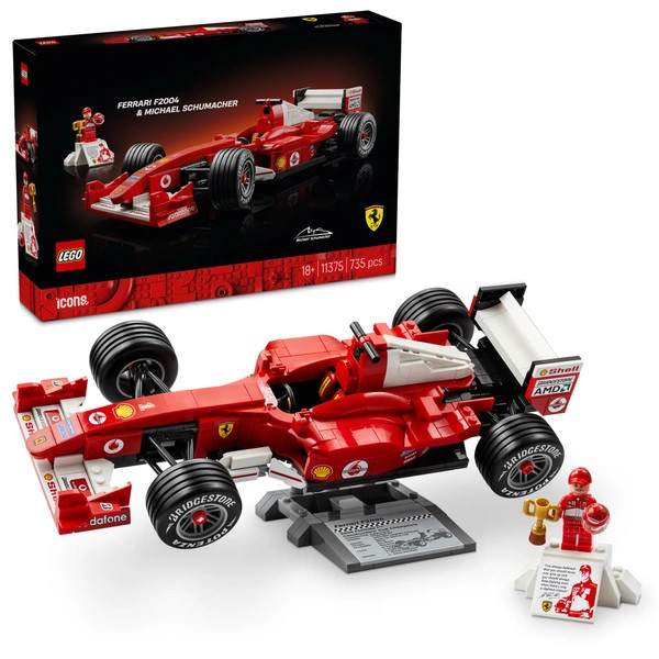 LEGO Icons Ferrari F2004 és Michael Schumacher 11375 – alternatív kép 1