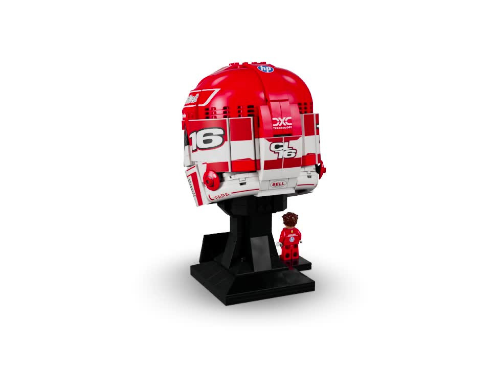 LEGO Editions Scuderia Ferrari HP Charles Leclerc sisak 43014 – alternatív kép 2
