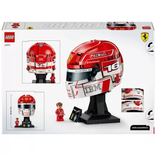 LEGO Editions Scuderia Ferrari HP Charles Leclerc sisak 43014