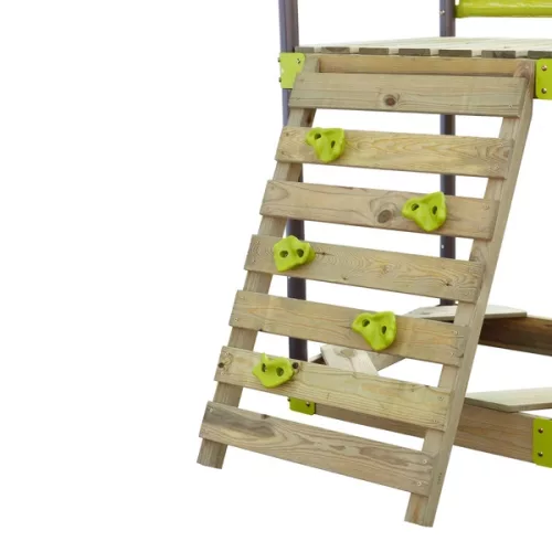 Kombinált játszótorony hintákkal