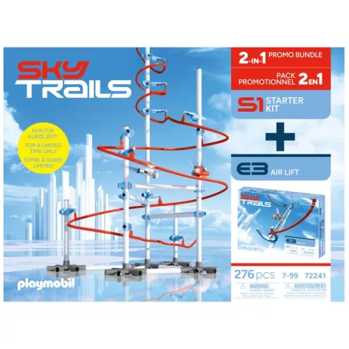 PLAYMOBIL Sky Trails 72241 Csomag kezdőkészlettel és léglift, 3–5 év
