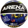Arena Sports kosárlabda, vagány dizájn, 7-es méret, vegyes, Többszínű