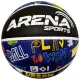 Arena Sports kosárlabda, vagány dizájn, 7-es méret, vegyes, Többszínű