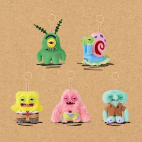 ZURU Fuggler x SpongyaBob plüss kulcstartó (többféle)