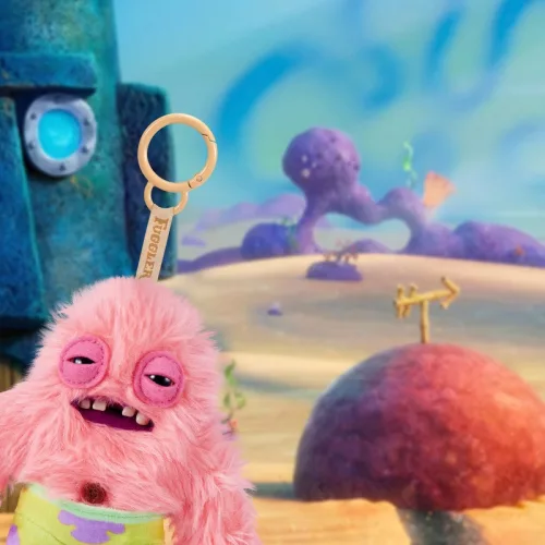 ZURU Fuggler x SpongyaBob plüss kulcstartó (többféle)