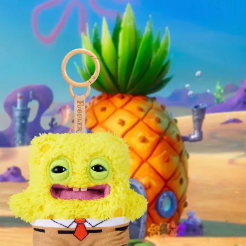 ZURU Fuggler x SpongyaBob plüss kulcstartó (többféle)
