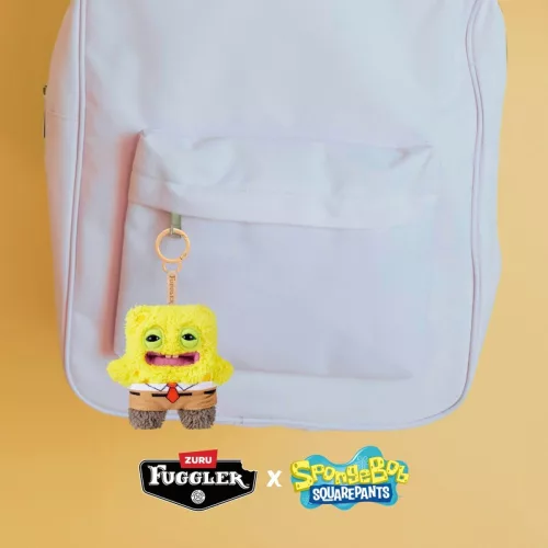 ZURU Fuggler x SpongyaBob plüss kulcstartó (többféle)
