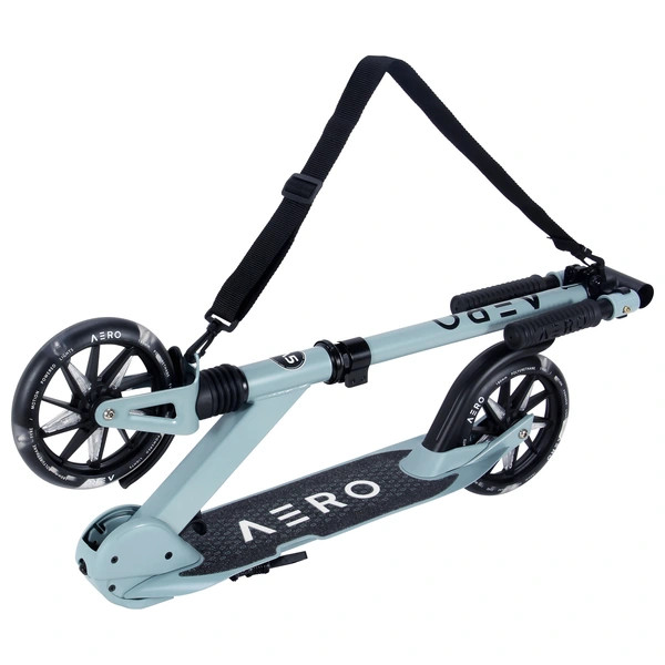 Aero Scooter A5 gyerek roller LED kerekekkel, zsályakék – alternatív kép 3