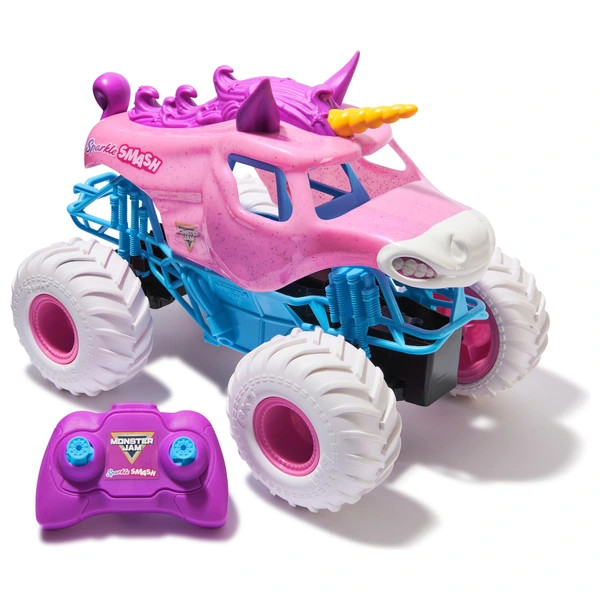 Monster Jam távirányítós teherautó Sparkle Smash Unicorn 1:15 – alternatív kép 1