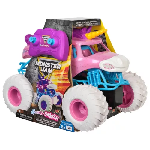 Monster Jam távirányítós teherautó Sparkle Smash Unicorn 1:15, Többszínű