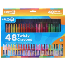 Crafty Co. tekerhető viaszkréta szett, 48 db