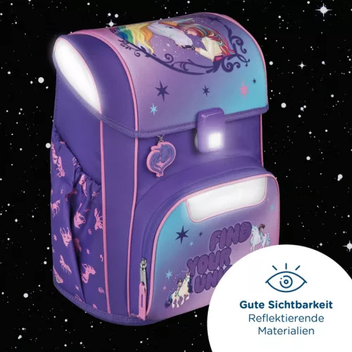 EasyStart Unicorn Academy iskolatáska szett, 5 részes