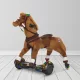 Power Pony lovagolható játék pónilovacska, barna