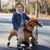 Power Pony lovagolható játék pónilovacska, barna