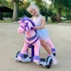 Power Pony lovagolható játék unikornis, pink