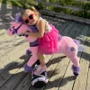 Power Pony lovagolható játék unikornis, pink