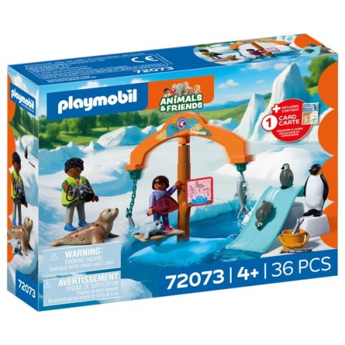 PLAYMOBIL Állatok és barátok 72073 Állatkert: Jégexpedíció
