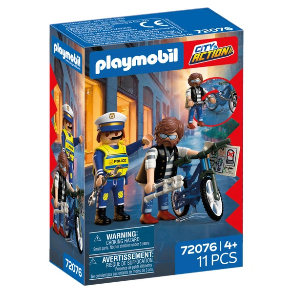 PLAYMOBIL City Action 72076 Kerékpárrablás – alternatív kép 1
