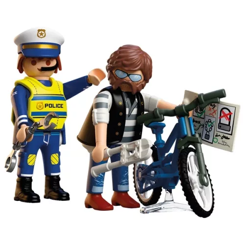 PLAYMOBIL City Action 72076 Kerékpárrablás, 3–5 év
