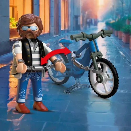 PLAYMOBIL City Action 72076 Kerékpárrablás, 3–5 év