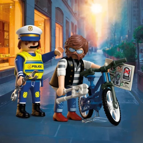 PLAYMOBIL City Action 72076 Kerékpárrablás, 3–5 év