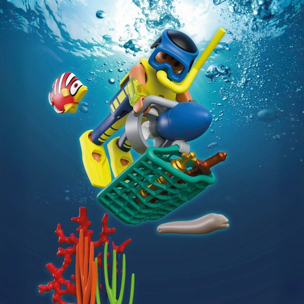 PLAYMOBIL City Action 72078 Rendőrségi búvár kinccsel – alternatív kép 3