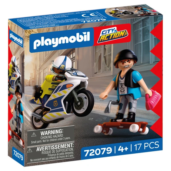 PLAYMOBIL City Action 72079 Motorkerékpár-üldözés – alternatív kép 1