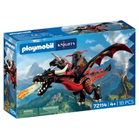 PLAYMOBIL Knights 72114 Fekete sárkány