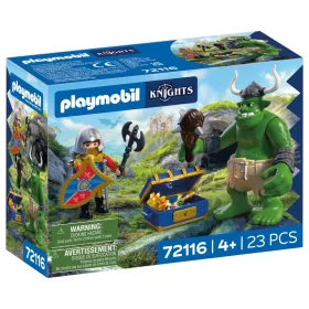 PLAYMOBIL Knights 72116 Troll az oroszlánlovagok kincsével