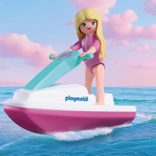 PLAYMOBIL x Barbie 72123 Kabrió jet-skivel